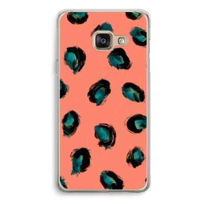 Pink Cheetah: Samsung A3 (2017) Transparant Hoesje