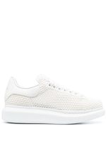 Alexander McQueen baskets en maille - Blanc