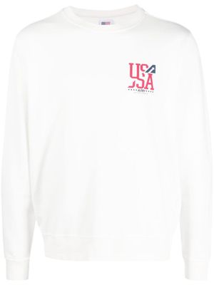 Autry sweat en coton à logo imprimé - Blanc