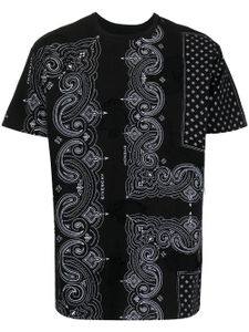 Givenchy t-shirt à imprimé bandana - Noir