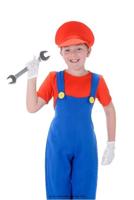Kids Plumber Mario red