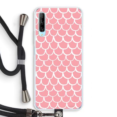 Dakpannetjes: Huawei P Smart Pro Transparant Hoesje met koord