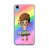 Chibi Maker man: iPhone XR Transparant Hoesje