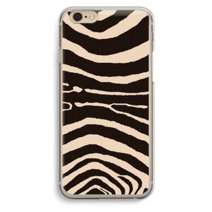 Arizona Zebra: iPhone 6 / 6S Transparant Hoesje