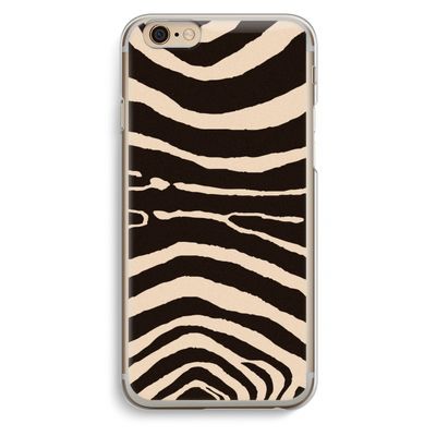 Arizona Zebra: iPhone 6 / 6S Transparant Hoesje