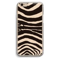 Arizona Zebra: iPhone 6 / 6S Transparant Hoesje