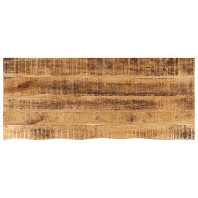 Tafelblad met natuurlijke rand 140x60x2,5 cm massief mangohout