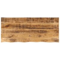 Tafelblad met natuurlijke rand 140x60x2,5 cm massief mangohout