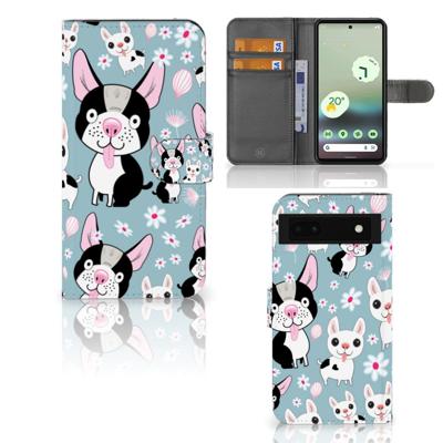 Google Pixel 6A | Telefoonhoesje | Met pasjeshouder | Hondjes