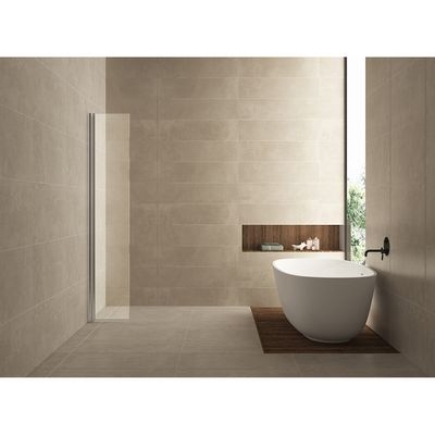 BWS Apollo Zijwand met Scharnierend Muurprofiel 30x200 cm 10mm Nano Glas