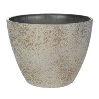 Ter Steege Bloempot|plantenpot - buiten - beige|goud - D13|H12 cm