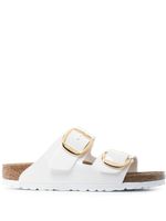 Birkenstock sandales Arizona Big Buckle en cuir - Blanc - thumbnail