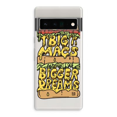 Big Macs Bigger Dreams: Google Pixel 6 Pro Transparant Hoesje