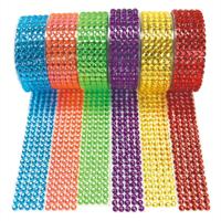 Colorations - tape kunststof edelstenen kleur, set van 6