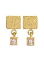 ELHANATI 18kt yellow gold Roxy Mezuzah diamond drop earrings - Or - thumbnail