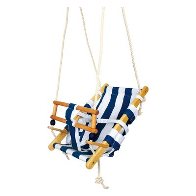 Small Foot - houten peuterschommel marineblauw, 120cm