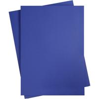 Creativ Company Gekleurd karton, a2, vel 420x594 mm, 180 gr, koningsblauw, 10 vel/ 1 doos