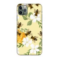 No flowers without bees: Volledig geprint iPhone 11 Pro Max Hoesje