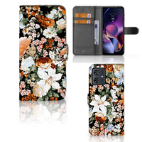 Hoesje voor Motorola Moto G54 Dark Flowers - thumbnail