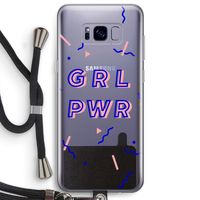 GRL PWR: Samsung Galaxy S8 Plus Transparant Hoesje met koord