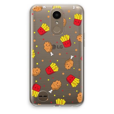 Chicken 'n Fries: LG K10 (2017) Transparant Hoesje