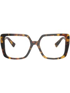 Miu Miu Eyewear lunettes de vue à monture oversize - Vert