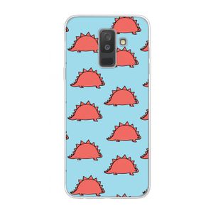 Dinosawrr: Samsung Galaxy A6 Plus (2018) Transparant Hoesje