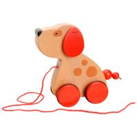 Goki houten trekdier hond