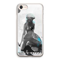 I will not feel a thing: iPhone 8 Transparant Hoesje