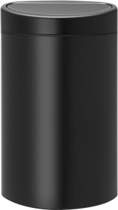 Brabantia Poubelle Touch Bin, 40 litres, Noir Mat, Capacité 40 Litres, 72,7 cm x 47,5 cm x 30,2 cm