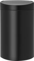 Brabantia Poubelle Touch Bin, 40 litres, Noir Mat, Capacité 40 Litres, 72,7 cm x 47,5 cm x 30,2 cm - thumbnail