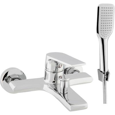Go by Van Marcke Move badmengkraan eengreeps compleet inclusief handdouche hartafstand 15 cm keramische schijven inclusief rozetten en Skoppelingen chroom 89103-263A