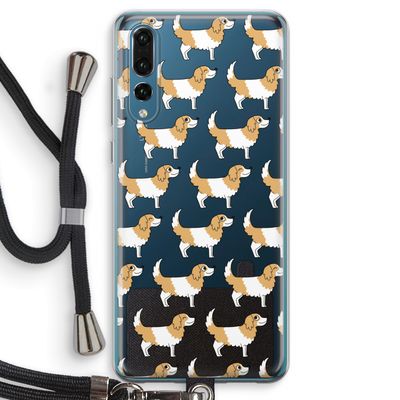 Doggy: Huawei P20 Pro Transparant Hoesje met koord