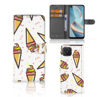 OPPO Reno4 Z Book Cover Icecream