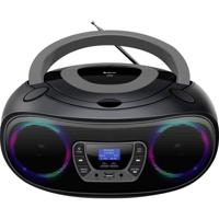 Denver TDB-212GR Radio/CD-speler DAB+, DAB, FM AUX, USB, Bluetooth, CD Zwart, Grijs