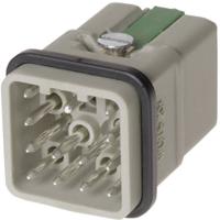 Harting 09120123001 Pin-inzetstuk Han® Q 12 + PE Han-Quick Lock 1 stuk(s)
