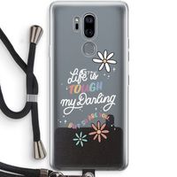 Tough Life: LG G7 Thinq Transparant Hoesje met koord