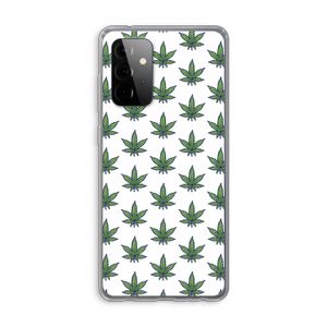 Weed: Samsung Galaxy A72 Transparant Hoesje
