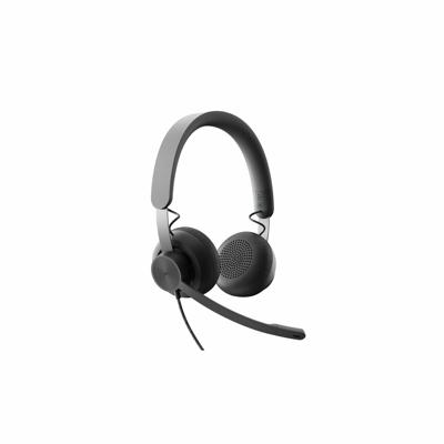 Hoofdtelefoon met microfoon Logitech 981-000875 Zwart