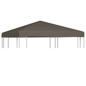 VidaXL Prieeldak 310 g/m² 3x3 m taupe