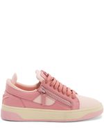 Giuseppe Zanotti baskets GZ94 en cuir - Rose - thumbnail