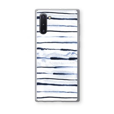 Ink Stripes: Samsung Galaxy Note 10 Transparant Hoesje