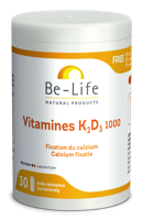 Be-life Vitamines K2 D3 1000 Capsules