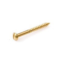 Homefix Houtschroef Messing Blank Bk Zs 3.0X20 | 30 stuks - 6701.20.10030