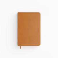 Notitieboek de KEMPEN Atlas 110x160mm blanco 160 pagina's 90gr bruin