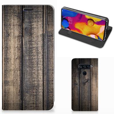 LG V40 Thinq Book | Wallet Case | Steigerhout