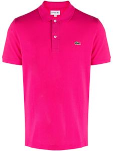 Lacoste polo en coton à patch logo - Rose