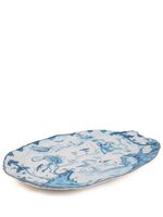 Seletti plateau Classics en porcelaine - Bleu