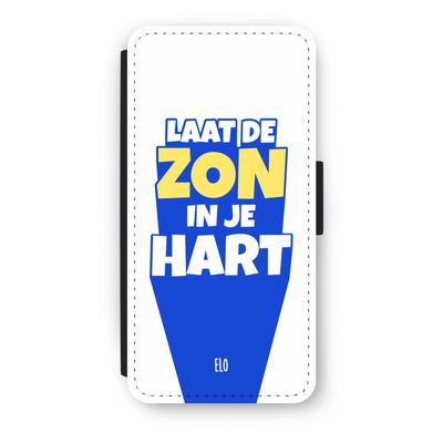 Laat de zon in je hart: iPhone SE 2020 Flip Hoesje