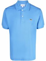 Lacoste polo à patch logo - Bleu - thumbnail